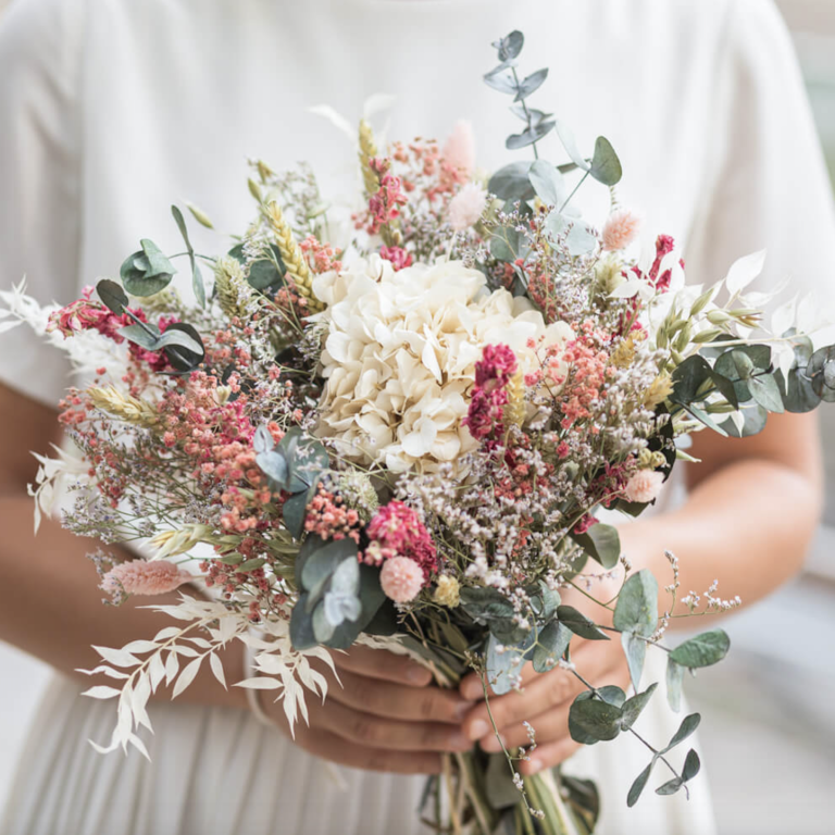 bouquet fleurs séchées