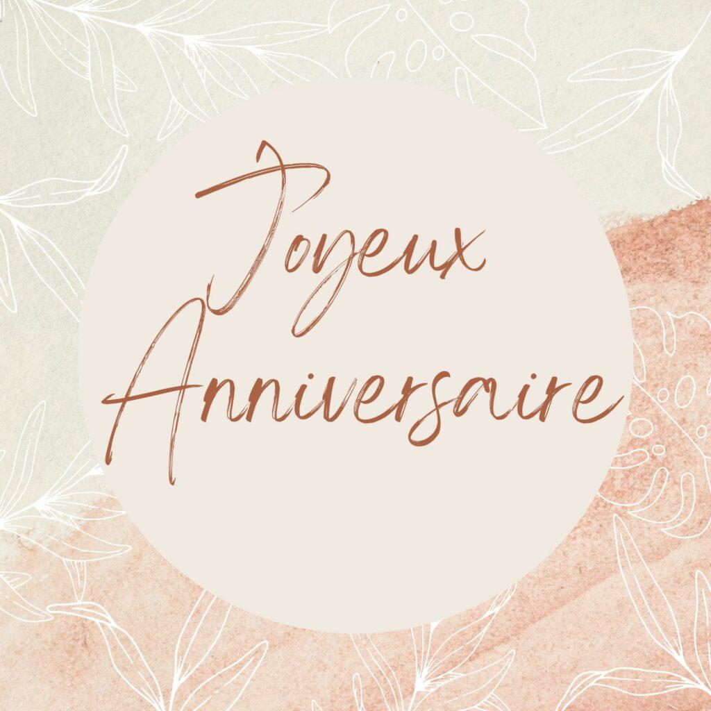 carte anniversaire a imprimer