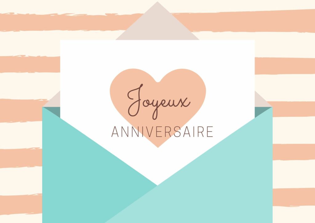 carte anniv femme