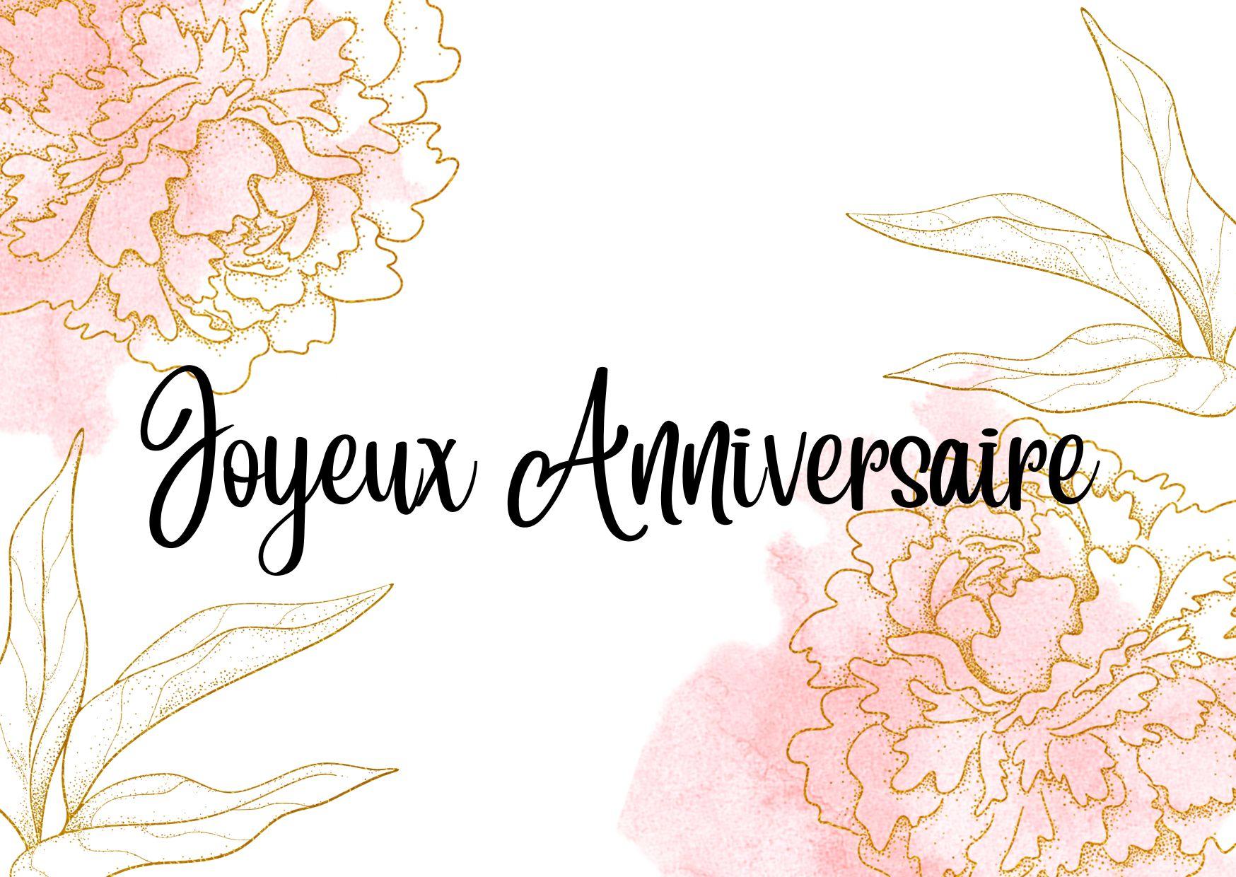 14 cartes d'anniversaire gratuites pour une femme