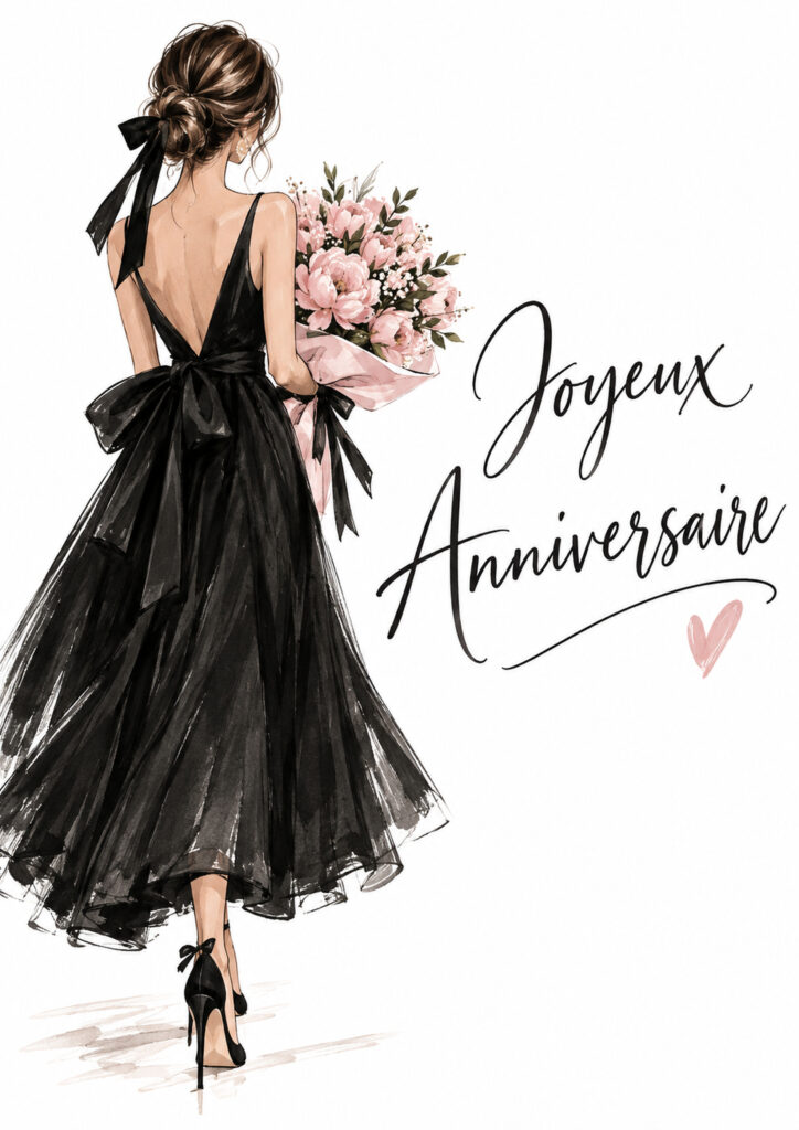 Carte anniv fille