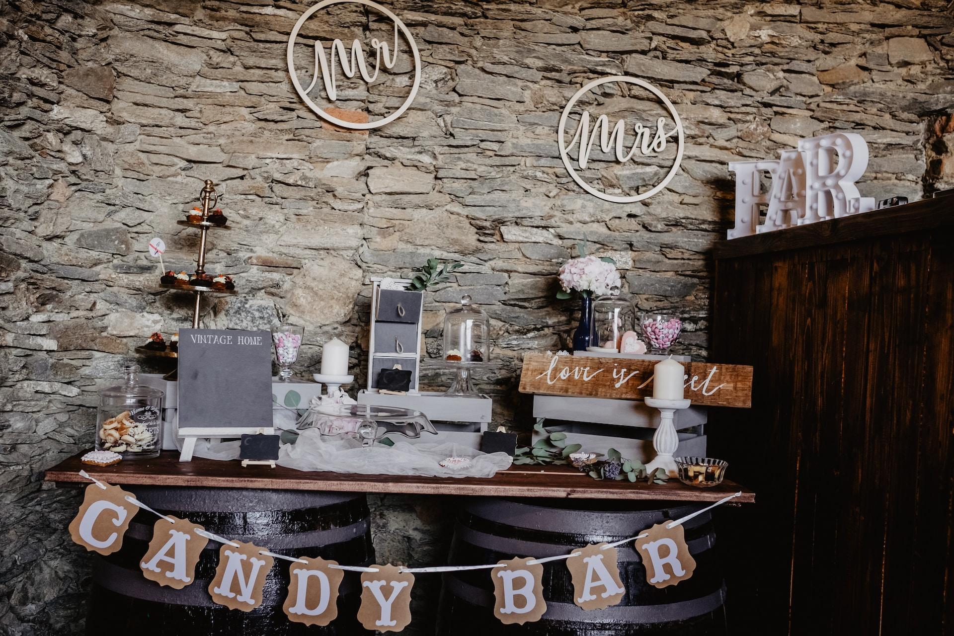 candy bar anniversaire